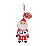 Pull-String Christmas Dancing Ornament with Personalized Name Madison to Zoey