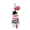 Pull-String Christmas Dancing Ornament with Personalized Name Madison to Zoey