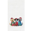 Caroling Dogs Christmas Towel