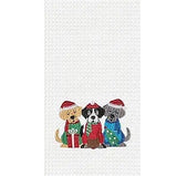 Caroling Dogs Christmas Towel