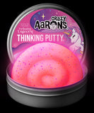 Crazy Aaron's Thinking Putty Enchanted Unicorn Glow Bright 4" Tin