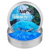 Crazy Aaron's Thinking Putty Falling Water Liquid Glass 4" Tin