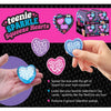 NeeDoh Set of 3 Teenie Sparkle Squeeze Heart Squishy Toy with Groovy Valentine Sayings