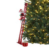 Santa Climbing Ladder Animated Musical Holiday Décor 43"