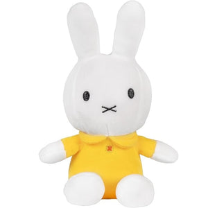Miffy 8" Beanbag Stuffed Plush White with Yellow Dress