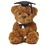8.5" Wagner Grad Bear Black Cap Plush Stuffed Animal