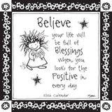 Blue Mountain Arts Believe Your Life Will Be Full of Blessings 2026 Wall Calendar