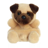 Palm Pals - 5" Pug Puppy Dog Frankie Stuffed Plush