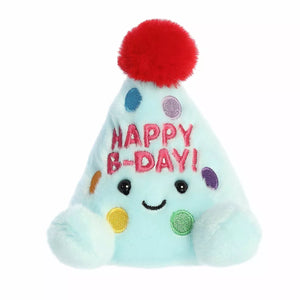 Palm Pals - 5" Happy  B-Day Party Hat Stuffed Plush