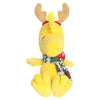 Christmas Peanuts Reindeer Ear Woodstock with Scarf 8" Plush Stuffed Animal