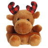 Christmas Palm Pals - 5" Clove the Plaid Ear Moose Plush Stuffed Animal
