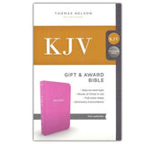 KJV Holy Bible: Gift and Award Pink Leather Look with Red Letter Comfort Print