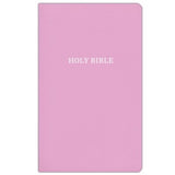 KJV Holy Bible: Gift and Award Pink Leather Look with Red Letter Comfort Print