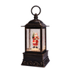 10.5" St. Nick Stocking Glitter Lantern