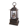 10.5" The Frosty Snowman Family Lighted Glitter Water Lantern