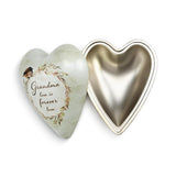 Grandma Love is Forever Love Art Heart Keepsake Box 4"