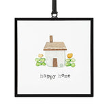 Sharon Nowlan Happy Home Pebble Art Suncatcher 3"x3"