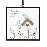 Sharon Nowlan Home Is Where Mom Is Pebble Art Suncatcher 3"x3"