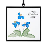 Sharon Nowlan Best Grandma Ever Suncatcher 3"