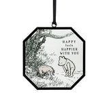 Winnie the Pooh Happy Feels Happier with You Suncatcher 3"