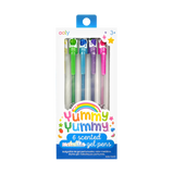 Yummy Yummy Scented Metallic Gel Pens Set of 6