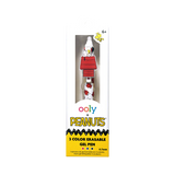 Peanuts Snoopy 3 Color Erasable Gel Pen in Gift Box