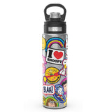 Peanuts™ Snoopy and Friends Sticker Collage 24 Oz. Stainless Steel Tervis Wide Mouth Water Bottle with Deluxe Spout Lid