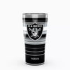 NFL® Las Vegas Raiders Hype Stripes 20 oz. Stainless Steel Insulated Tumbler With Slider Lid