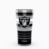 NFL® Las Vegas Raiders Hype Stripes 20 oz. Stainless Steel Insulated Tumbler With Slider Lid