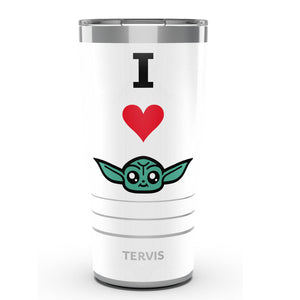 Star Wars™ The Mandalorian I Heart Grogu 20 oz Stainless Steel Tervis Tumbler Cup with Slider Lid