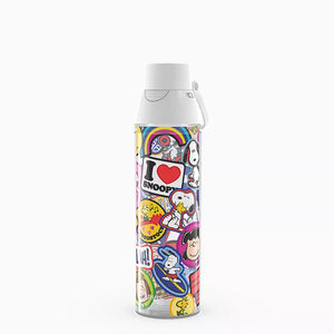 Tervis Snoopy and the Peanuts Gang Sticker Collage 24 oz. Water Bottle with VersaLid