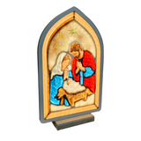 15.75" Bless This Night Nativity Infinity Mirror