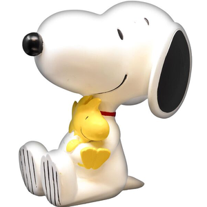The Peanuts Gang Snoopy Hugs Woodstock Garden Statue 7.25"
