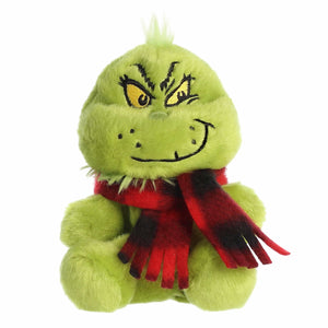 Palm Pals - 5" Grinch with Scarf Stuffed Plush