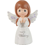 Precious Moments Mini Angel Praying Hands You're A Blessing Figurine