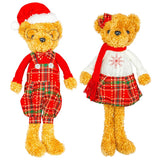 Sweater Weather Dangle Leg Holiday Bear Stuffed Plush 16½"
