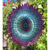 12" Galactic Purple Mandala Wind Spinner