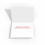 San Francisco Cable Car Set Track to a Great New Year Boxed Christmas Cards Pack of 12