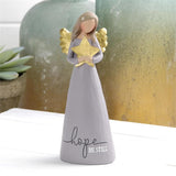 “Hope Be Still” Angel Holding Gold Star