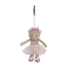 Albertina Kitty Cat Ballerina Plush Bag Charm Keychain