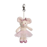 Antonia the Mouse Ballerina Plush Bag Charm Keychain