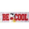 Peanuts Joe Cool Snoopy and Woodstock Be Cool Desk Sign