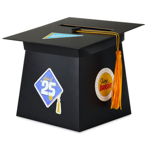 Hallmark Grad Cap 2025 Card Holder Box With Stickers
