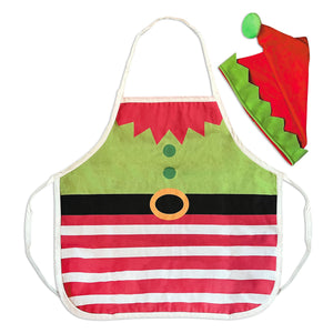 Hallmark Little Elf Child-Sized Hat and Apron, Set of 2