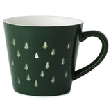 Hallmark Pierced Trees Green Mug, 16 oz.