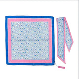 Mahjong Printed Statement Square Scarf