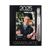 2025 Graduate Black Picture Frame Holds Tassel and 5"x7" Photo