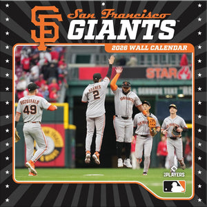San Francisco Giants 2026 12x12 Team Wall Calendar