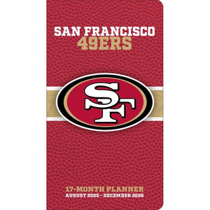 NFL San Francisco 49ers 2026-2027 17 Month Pocket Planner