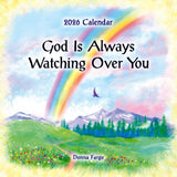Blue Mountain Arts God Is Always Watching Over You  2026 Wall Calendar